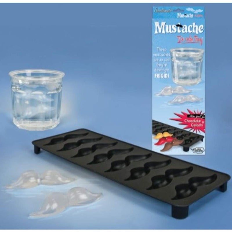 Accoutrements Animewild Mustache Ice Cube Tray - 8 Slots - Image 2